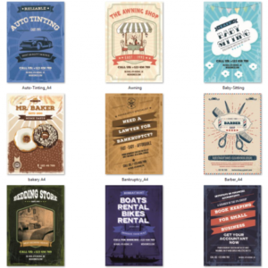 Eazy “Retro” Flyers